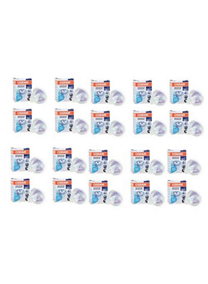 OSRAM 12V GU5.3 50W Standard Circular Halogen Bulb - Pack of 20 pcs - Made in Germany - Image 1