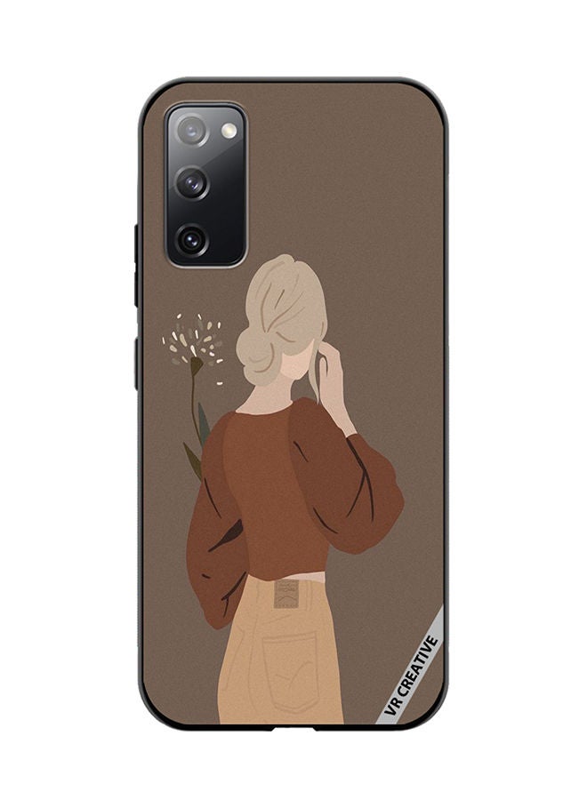 VR CREATIVE Protective Case Cover For Samsung Galaxy S20 FE 5G Brownie Design Multicolour - Image 1