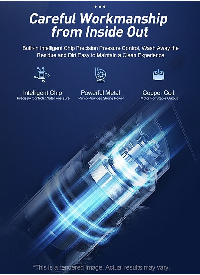 Dental Water Flosser - Electric Rechargeable - Oral Irrigator - Cordless Teeth Cleaner - Remove Tartar - 300ml