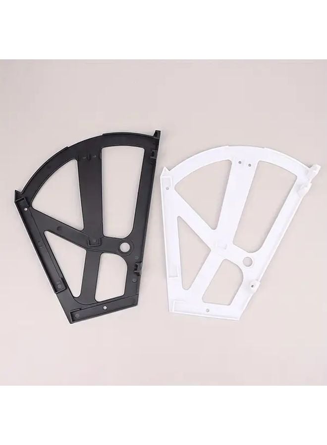 Black No Screws Shoe Rack Bracket DIY Storage Organizer Home Improvement Shelf Support - Image 2