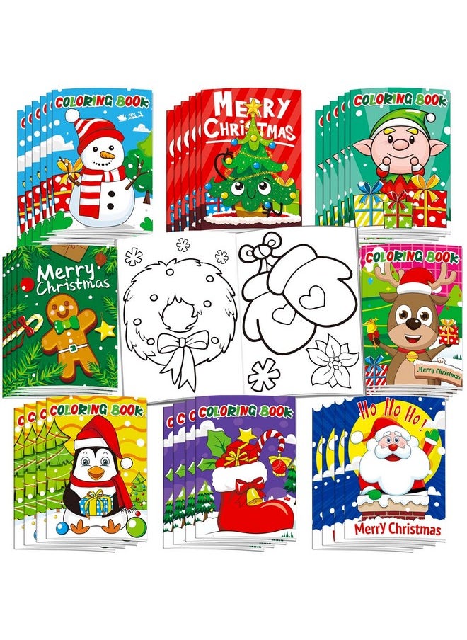 Omgouue Omgouue 32Pcs Christmas Coloring Books for Kids - Xmas Coloring Book for Kids All Ages Indoor Activities at Home Party Favors Gift Supplies  - Image 1