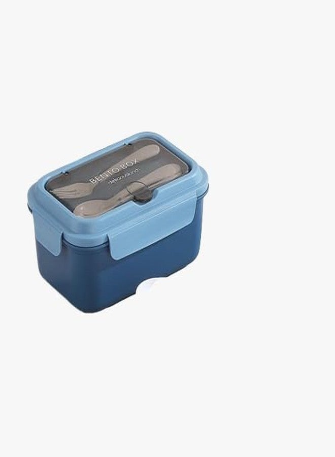 Stavae 2 Compartment Lunch Box with Stainless Steel Bowl for Healthy Living - Stainless Lunch Box for Schools and Trips Airtight Leak-Proof Lunch Box Food Storage Container - Image 1