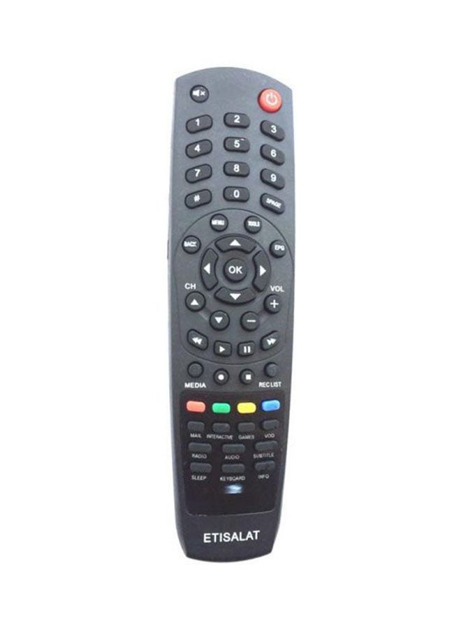 etisalat Compatible Remote Control Black 