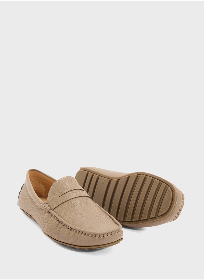 Robert Wood Saddle Details Smart Loafers  - Image 3