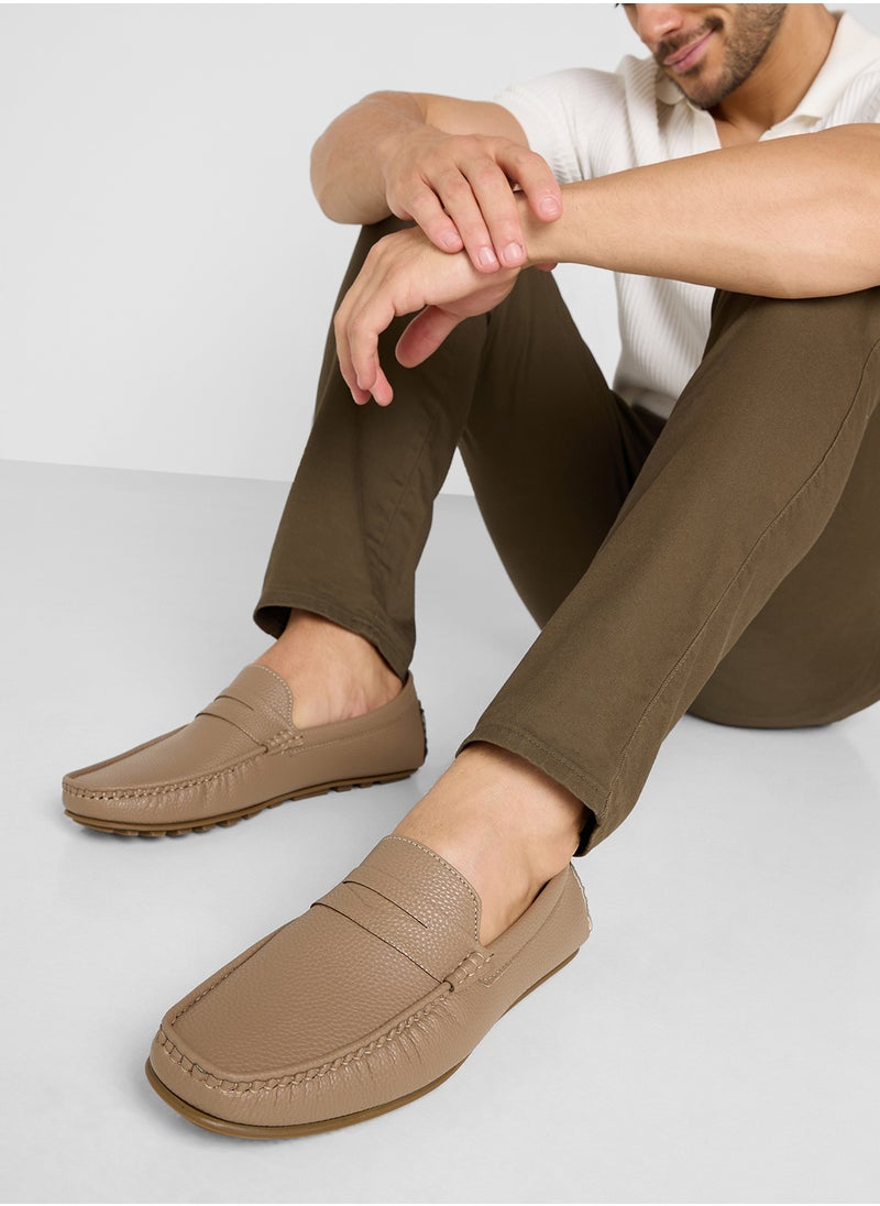 Robert Wood Saddle Details Smart Loafers  - Image 5