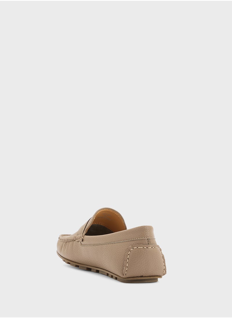 Robert Wood Saddle Details Smart Loafers  - Image 2