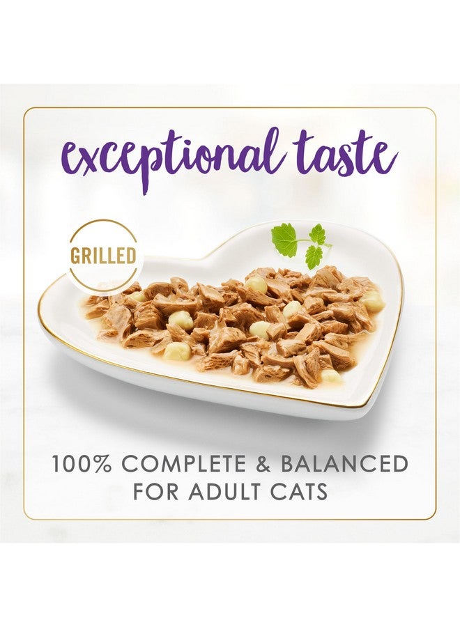 فانسي فيست طعام القطط فانسي فيست ديلايتس من بورينا مع ديك رومي مشوي وجبنة شيدر، في مرق طعام رطب - عبوة من ٢٤ علبة، ٣ أونصات - Image 3