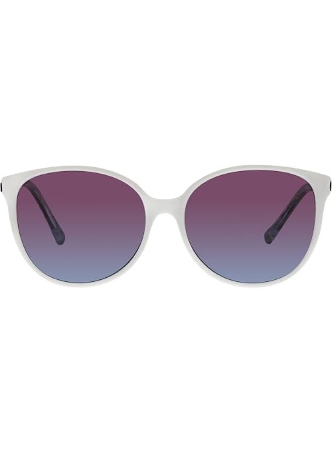 Vera Bradley Women's Tori Round Sunglasses, White - Image 2