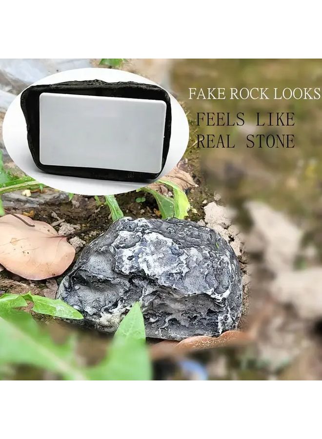 Realistic Rock Key Safe Box Heavy Duty All Weather Resin Plastic Security Cabinet 1pc - Image 4