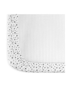 NINI Nini Baby 3-Piece Bassinet Bedding Set, Sweet Dreams, Soft Cotton, Includes 2 Fitted Sheets & 1 Reversible Plush Comforter, Fits Bassinet Size Up to 50x80 cm  - Image 4