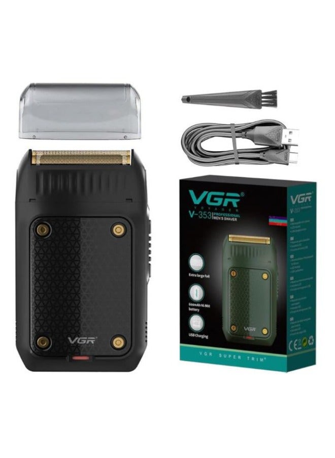 VGR Professional Rechargeable Foil Shaver, Black  - V-353 black - Image 1