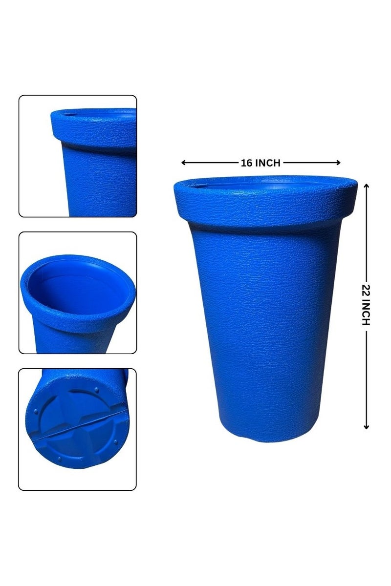 SNH Durable Plastic Flower Pots – Versatile Outdoor & Indoor Plant Containers, Perfect for Gardening & Nursery Use  Plastic Flower Pots 22 Inch Decorative Planters for Indoor & Outdoor Use​  - Image 2