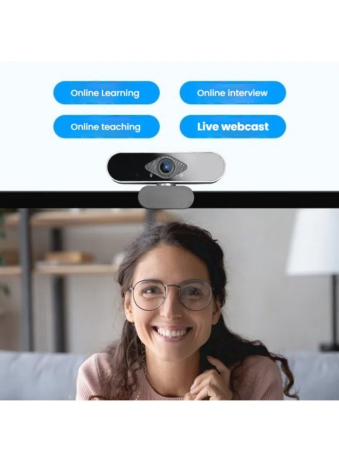 General 1080p webcam, 4k webcam, mini 2k full hd webcam, webcam with autofocus microphone, suitable for PC laptop online camera  - Image 3