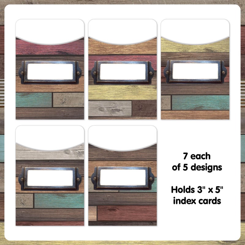 Teacher Created Resources Home Sweet Classroom Library Pockets - Multi-Pack (TCR8827) - Image 4