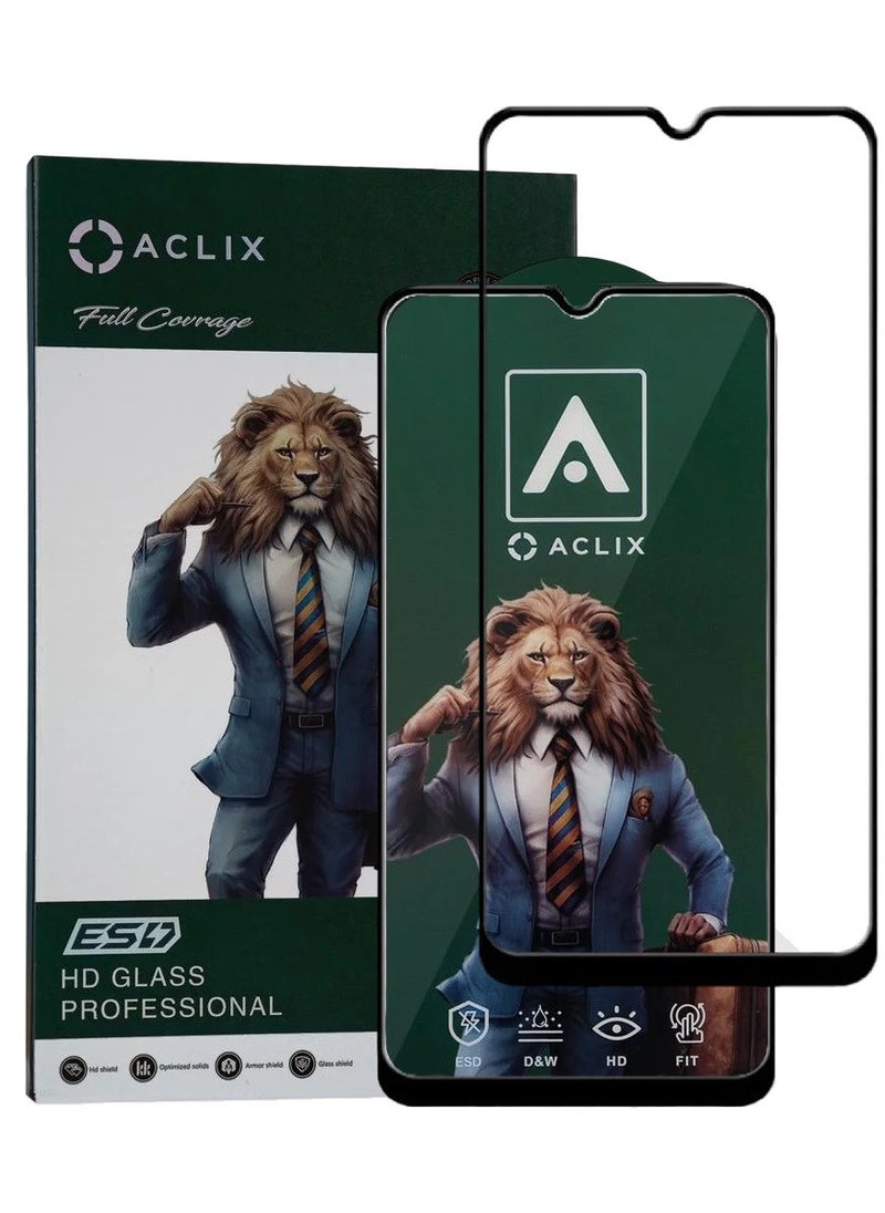 ACLIX Antistatic ESD Dustproof Premium Quality High Definition Tempered Glass Screen Protector Designed For Oppo A16 - Image 1