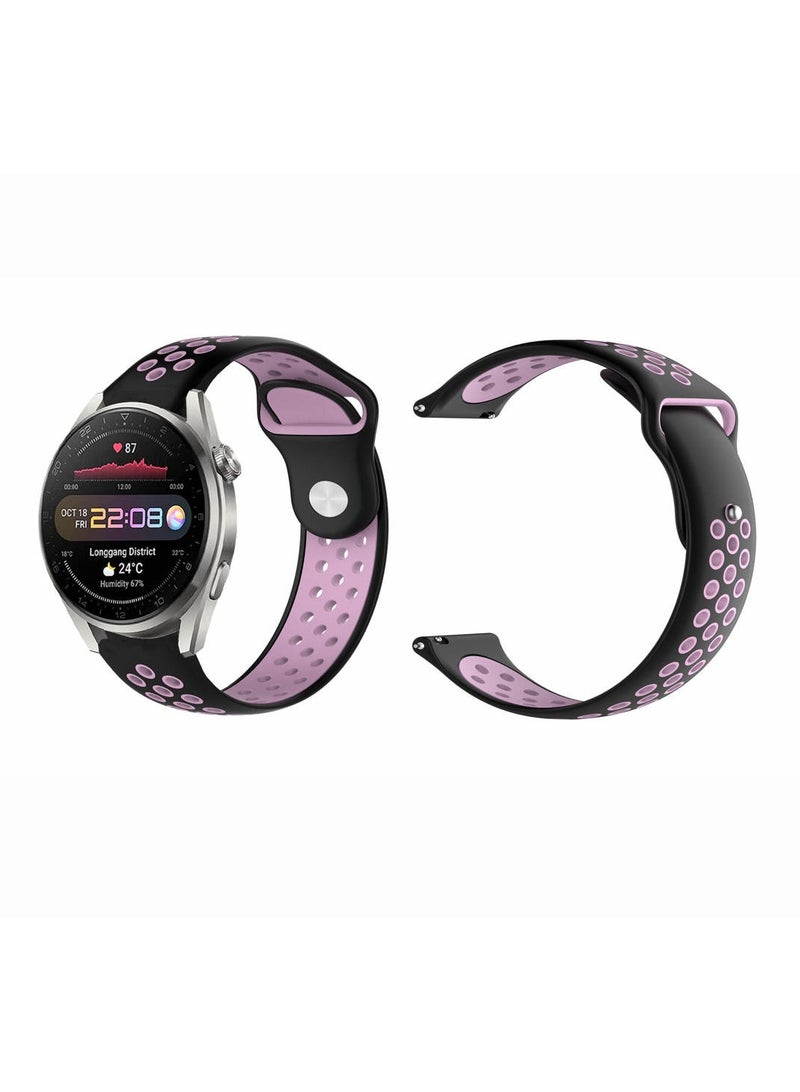 بيرفيي مجموعة من 5 قطع من اساور الساعات المتوافقة مع جميع اجهزة سامسونج، هواوي، امازفيت، فيت بيت و هونر مقاس السوار 22 ملم - Image 2