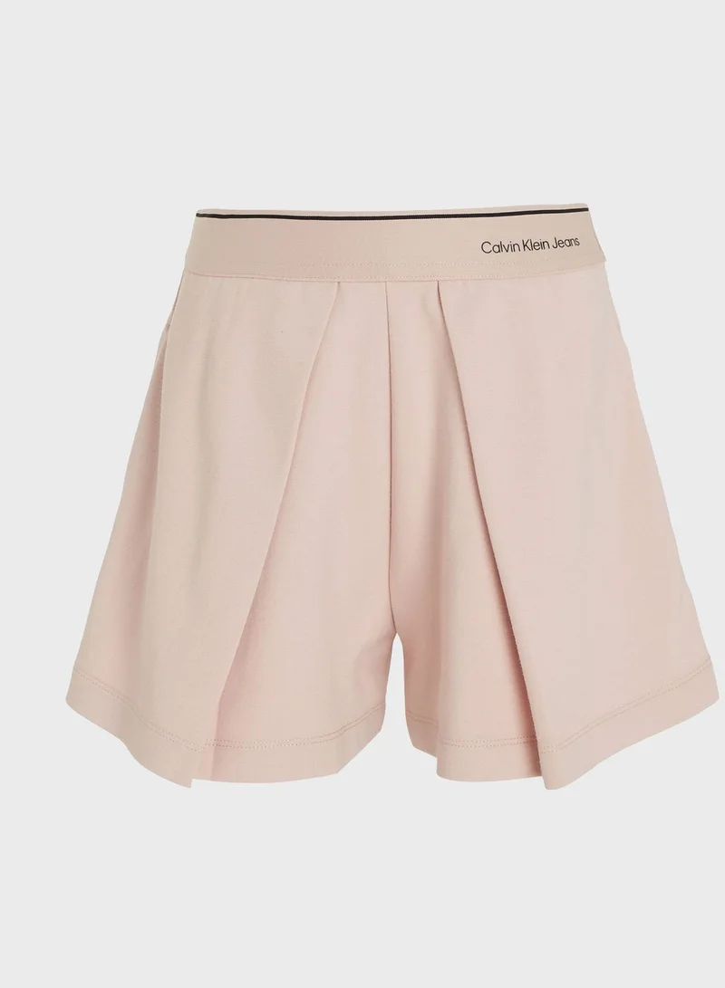 Calvin Klein Jeans Kids Logo Tape Skirt