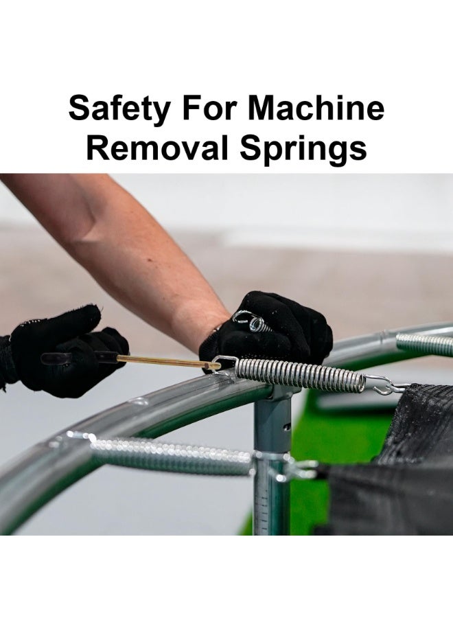 شابية طقم أدوات سحب نوابض الترامبولين، قطع غيار الترامبولين، ساحب خطاف على شكل حرف T، ملحقات الترامبولين، خطاف سحب زنبركي على شكل حرف T للقفز على الترامبولين، تركيب زنبرك الترامبولين - Image 5