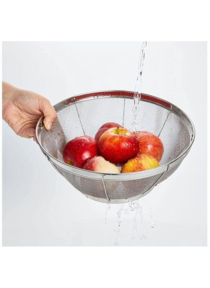 BLACKSTONE Minex Wire Basket Stainless Steel Strainer Dishwasher Safe SM201 19cm  - Image 3