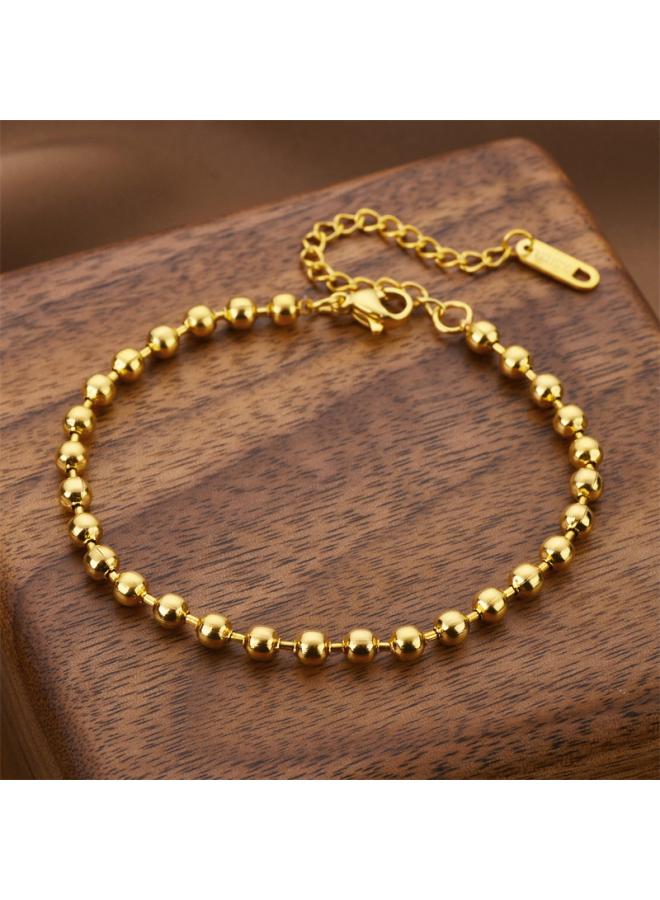 European And American Jewelry All-match Titanium Steel Bracelet Korean Bohemian Elegant Titanium Steel Non-fading Bracelet Female Jewelry