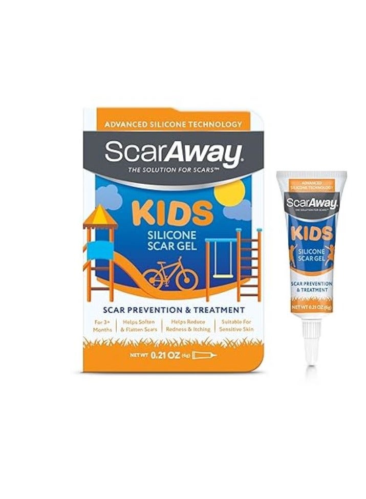 ScarAway Kids Silicone Scar Gel, 100% Medical-Grade, Helps Improve Size, Color & Texture of Hypertrophic & Keloid Scars on Face & Body from Injury, Burns & Surgery, Water Resistant, Clear, 6g - Image 2