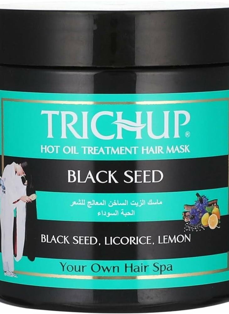 TRICHUP - Trichup Black Seed Hot Oil Treatment Hair Mask 450 Ml - Image 1