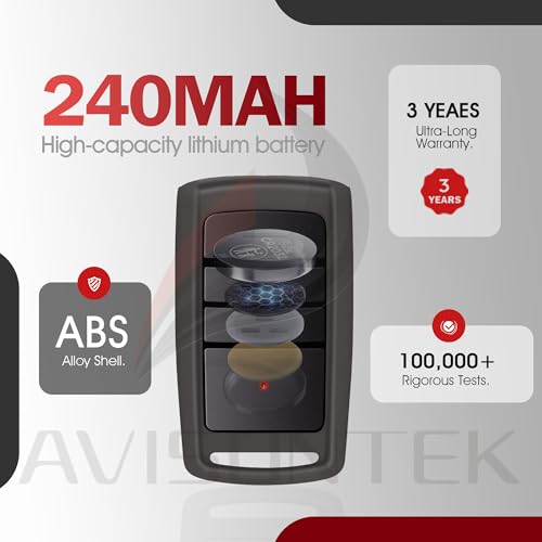 Avisontek 2 for O3T-BX O3T-A Overhead Door Garage Door Opener Remote【3 Year Warranty】 - Image 3