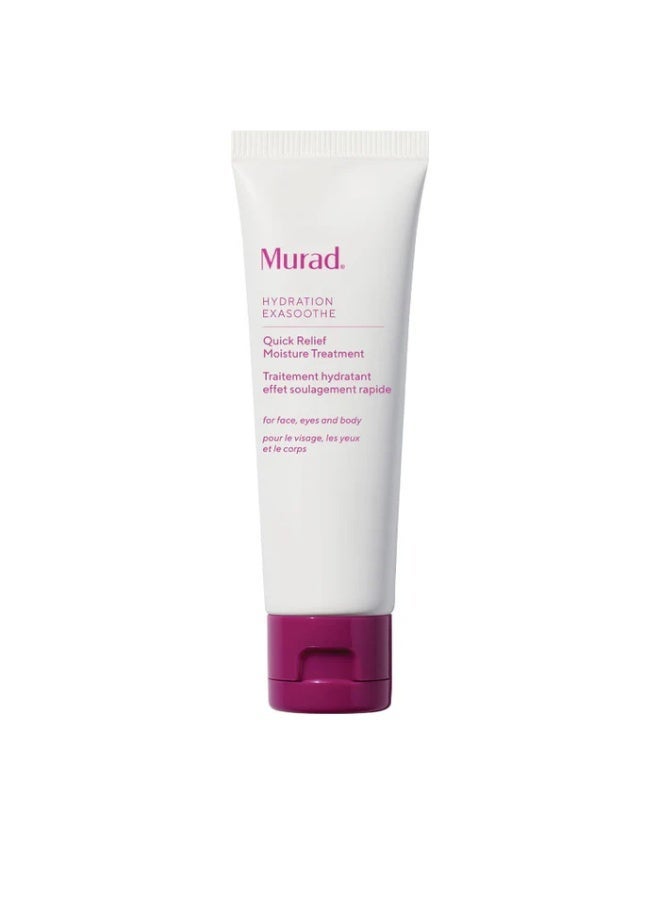 Murad Quick Relief Moisture Treatment 50ml – Immediate Soothing for Eczema-Prone Skin, 5.0% Colloidal Oatmeal, Fragrance-Free Balm for Itchiness Relief 50ml - Image 3