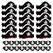 Legigo 36 Pcs Pirate Hat with Eye Mask Classic Costume Cap Accessories for Pirate Party Cosplay Caribbean Dress Black - Image 2