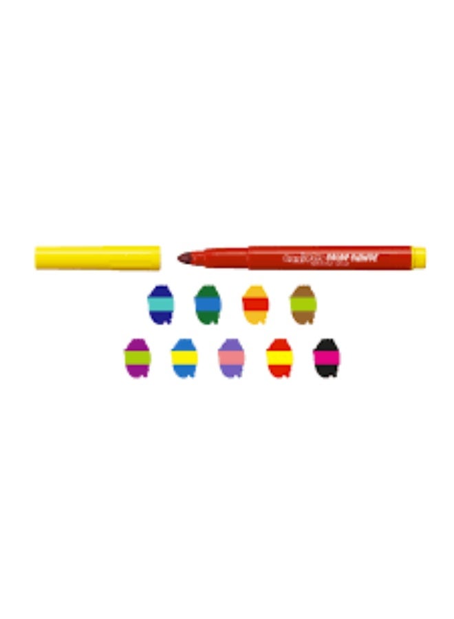 carioca 9-color Thick Magic Flomaster Colors With 1 Magic Marker Set - Carioca - Image 3