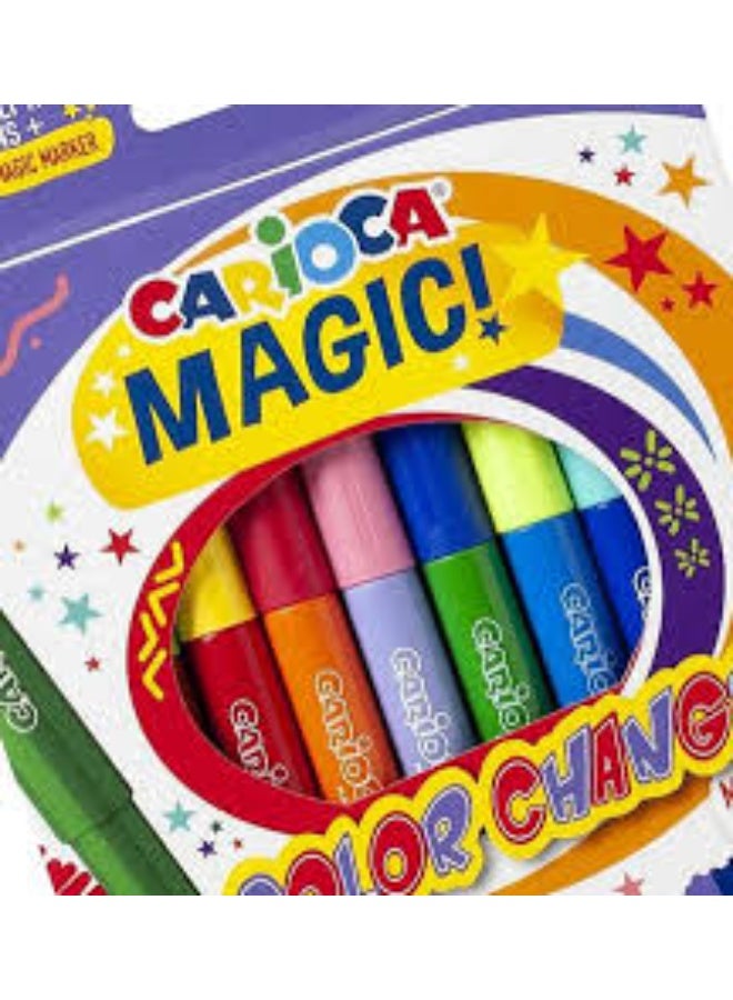 carioca 9-color Thick Magic Flomaster Colors With 1 Magic Marker Set - Carioca - Image 1