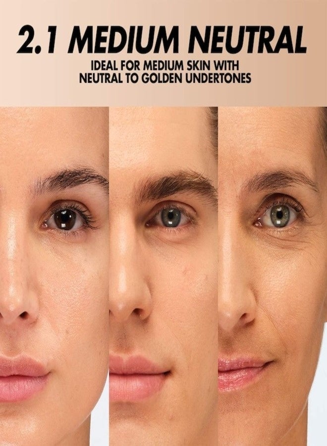 ميك اب فور ايفر بودرة تثبيت المكياج HD Skin من ميك أب فور إيفر للتحكم في لمعان البشرة وإخفاء عيوبها، 0.63 أونصة - درجة اللون 2.1 متوسطة محايدة - للبشرة المتوسطة ذات درجات لونية محايدة إلى ذهبية - Image 3