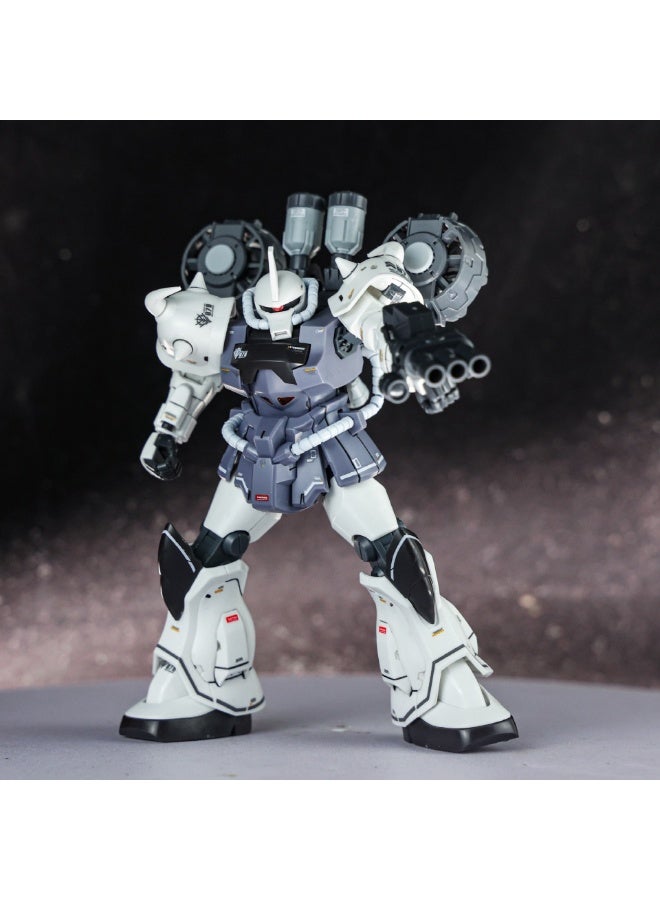 هالامودو مجسم ميكانيكي قتالي للتركيب من سلسلة جاندام B3 النمر - نسقة الألوان البيضاء، تحفة مكتبية مذهلة، نموذج تركيب محبوب لدى الأولاد والبنات على حد سواء - Image 2