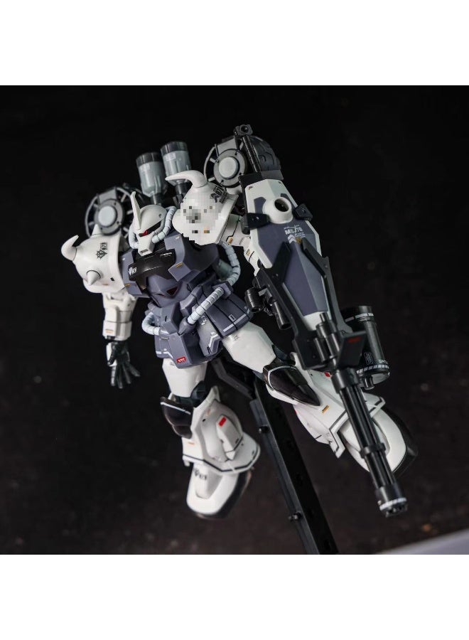 هالامودو مجسم ميكانيكي قتالي للتركيب من سلسلة جاندام B3 النمر - نسقة الألوان البيضاء، تحفة مكتبية مذهلة، نموذج تركيب محبوب لدى الأولاد والبنات على حد سواء - Image 3