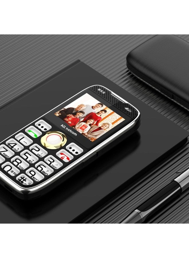 Radio Super Speaker Full Netcom 4G Positioning Elderly Mobile Phone Large Letter Large Battery Large Button Mobile Phone-Color:Black [full Netcom] 2.2 Screens + Positioning + 10 Days Of Normal Use - Image 1