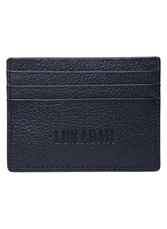 Lukadah Lukadah Luxuriant Handcrafted Genuine Full Grain Animal Hide Real Leather Cash & Cards Holder (Black)  - Image 1
