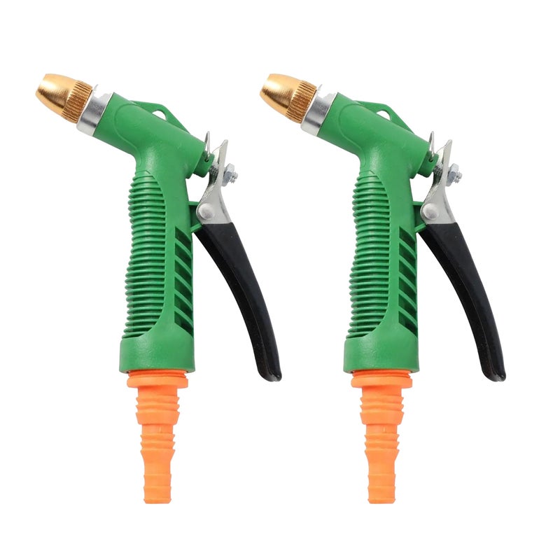 ROOTS & LEAF High-Pressure Garden Water Spray Gun � 4 Adjustable Spray Patterns | Hands-Free Operation, Durable Brass Nozzle for Car Washing, Plant Watering, and Pet Cleaning - Pack of 2 - Image 4
