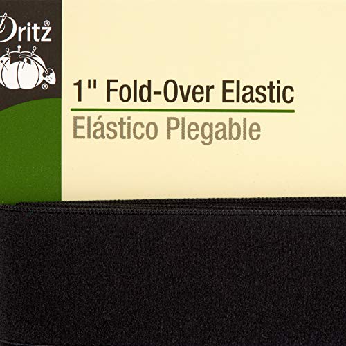 Dritz Fold-Over Elastic 1'X7yd-Black - Image 3