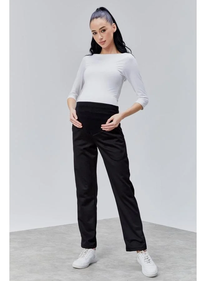 LuvmaBelly MYRA8310 - Diver Fabric Maternity Pants.