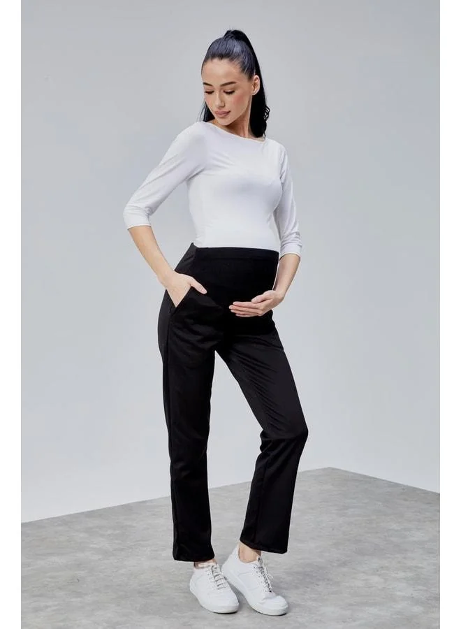 LuvmaBelly MYRA8310 - Diver Fabric Maternity Pants.