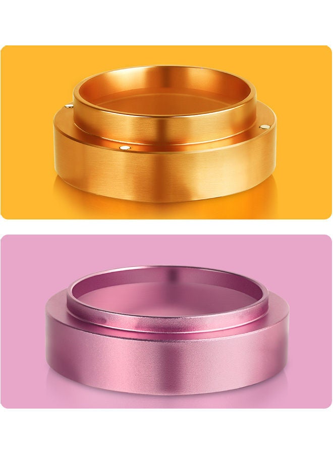 NIBEMINENT Espresso Coffee Machine With Magnetic Anti-Shedding Powder Filling Cloth Gold 6x6x6cm  - Image 2