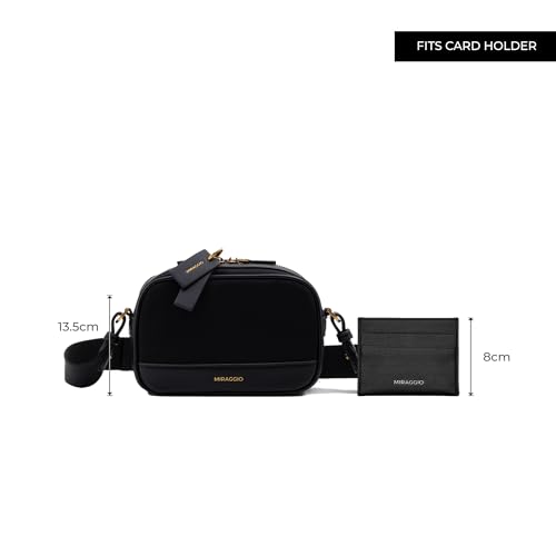 Miraggio Casey Crossbody Bag (Black) - Image 3
