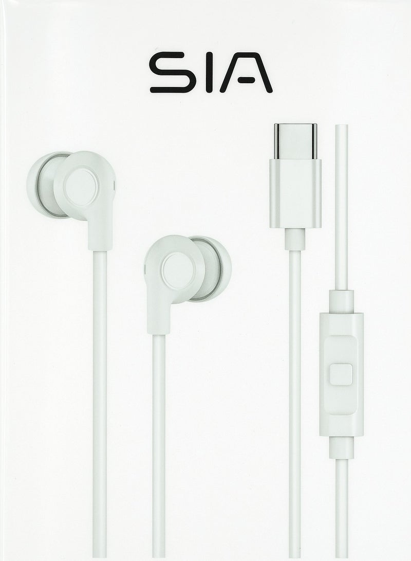 SIA SI-122 WRED HD STEREO EARPHONE TYPE-C