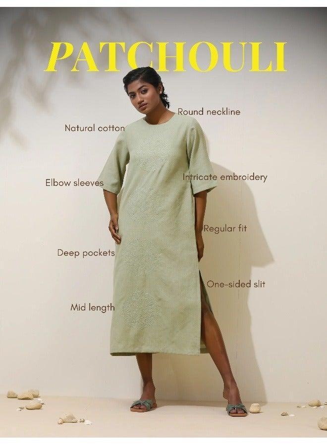 trueBrowns Embroidered Linen Dress - Image 4