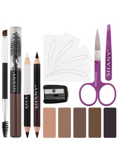 Brow Chicka Brow Eyebrow Set - 17 Piece Eyebrow Makeup Kit With Brow Powder, Brow Gel, Dual Ended Pencils, Stencils, Scissors, And Tweezers - All Hair Colors - pzsku/ZBB683BC78A15E7ED54E0Z/45/_/1734437939/23b22c39-c05e-4f38-8cca-287f125db1e8