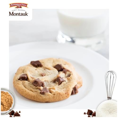 Pepperidge Farm Montauk Soft Baked Milk Chocolate Chunk Cookies, 8.6 Oz Bag (8 Cookies) - Image 4