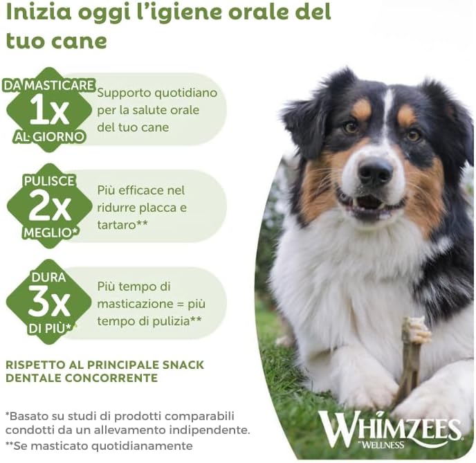 Whimzees Dog Dental Treats Alligator 12pc 390g - Image 5