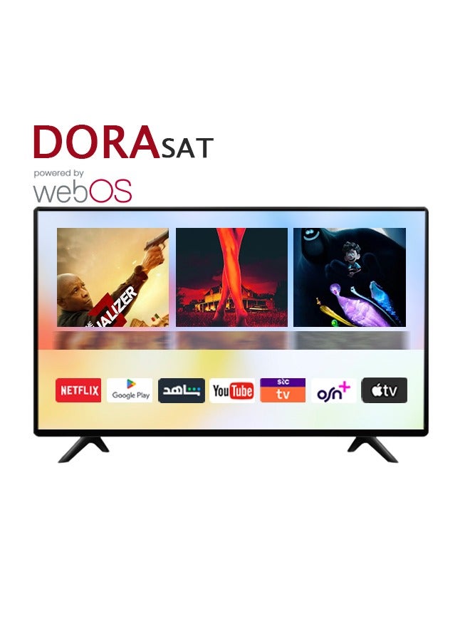 دورا سات  شاشة ذكية 50 بوصة بنظام تشغيل ويب اس - دقة فائقة الوضوح 4K - موديل DST50U + حامل جداري مجاني - Image 2