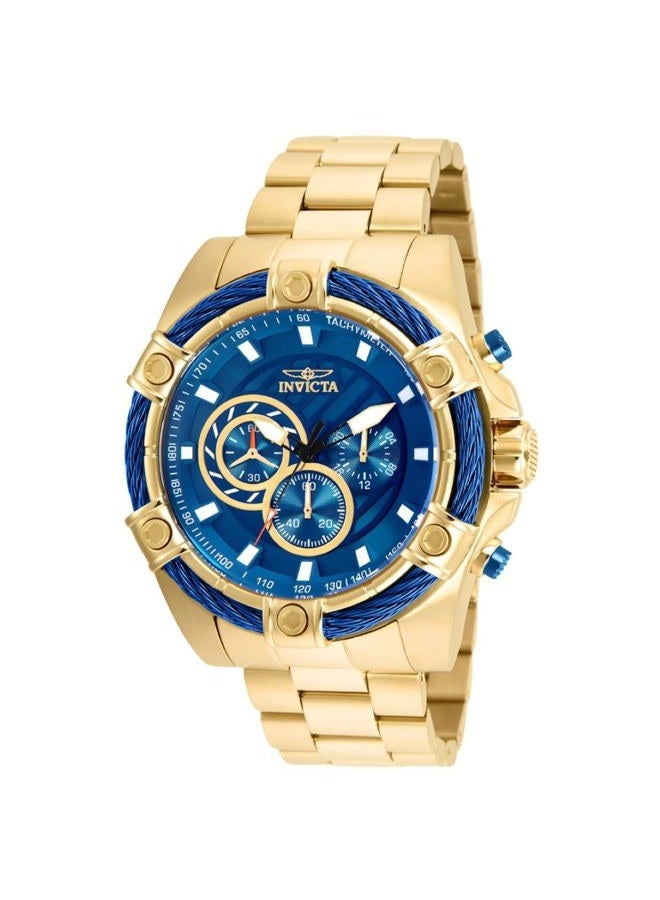 Invicta Men's Bolt Quartz Chronograph 52mm Watch with Stainless-Steel Strap, Gold, 25.2 - Image 1