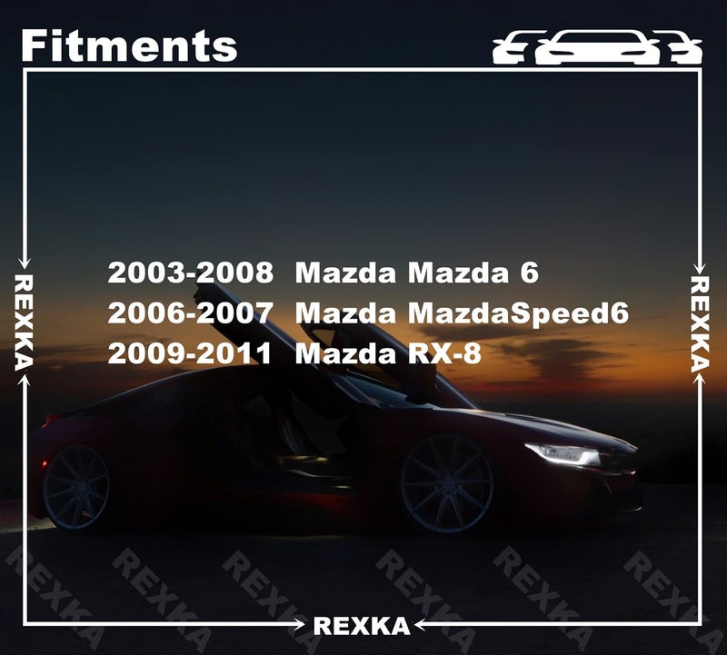 Rexka ركسكا 25 قطعة مشبك تثبيت تشكيلات الروكر لسيارات مازدا G22C-51-SJ3، مازدا 6، RX-8 - Image 4